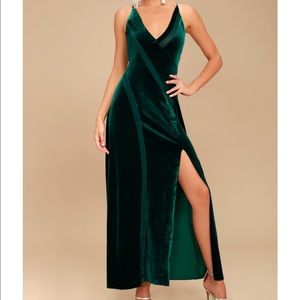 Free People Velvet Maxi Dress